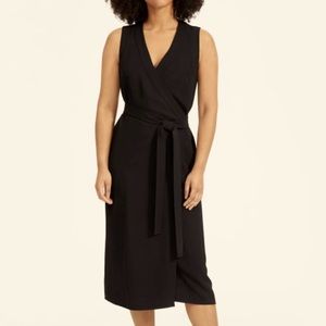 Everlane Fuchsia Go-Weave Wrap Dress